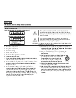 Preview for 2 page of Samsung SC-X205L Owner'S Instruction Book