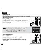 Preview for 38 page of Samsung SC-X205L Owner'S Instruction Manual