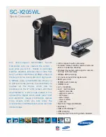 Samsung SC-X205WL Brochure preview