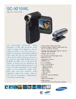 Samsung SC-X210WL Brochure preview