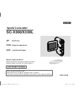 Samsung SC-X300 Owner'S Instruction Book preview