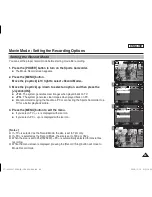 Preview for 53 page of Samsung SC-X300 Owner'S Instruction Book