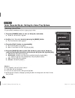 Preview for 68 page of Samsung SC-X300 Owner'S Instruction Book