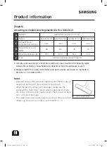 Предварительный просмотр 20 страницы Samsung SC05M31 Series User Manual