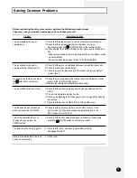 Preview for 21 page of Samsung SC05ZA8 Owner'S Instructions Manual