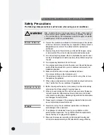 Preview for 2 page of Samsung SC12AWHD Owner'S Instructions Manual