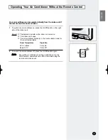 Preview for 21 page of Samsung SC12AWHD Owner'S Instructions Manual