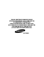 Preview for 24 page of Samsung SC12AWHD Owner'S Instructions Manual