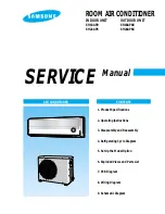 Preview for 1 page of Samsung SC18AP0 Service Manual