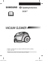 Samsung SC43 Series Operating Instructions Manual предпросмотр