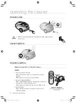 Предварительный просмотр 34 страницы Samsung SC6100 Series User Manual