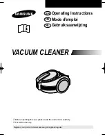 Samsung SC7025 Operating Instructions Manual preview