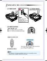 Preview for 4 page of Samsung SC9210 Operating Instructions Manual