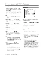 Предварительный просмотр 22 страницы Samsung SCB-2001 User Manual