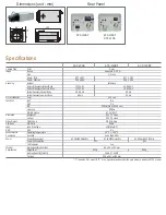 Предварительный просмотр 1 страницы Samsung SCC-100BP Specifications