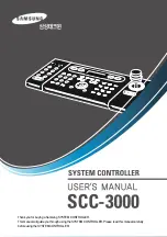 Samsung SCC-3000 User Manual preview