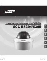 Samsung SCC-5395 User Manual preview