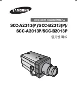 Samsung SCC-A2013P Manual preview