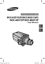 Samsung SCC-A2313(P) User Manual preview