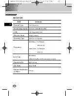 Предварительный просмотр 22 страницы Samsung SCC-B1091P User Manual