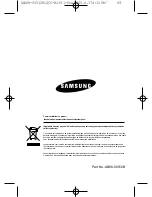 Предварительный просмотр 72 страницы Samsung SCC-B1091P User Manual