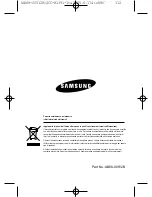 Предварительный просмотр 120 страницы Samsung SCC-B1091P User Manual