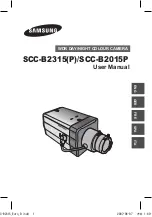 Samsung SCC-B2015P User Manual preview