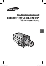 Preview for 41 page of Samsung SCC-B2015P User Manual