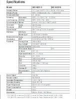 Preview for 1 page of Samsung SCC-B2313 Specifications