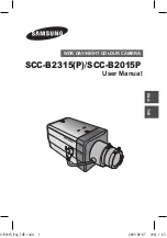 Samsung SCC-B2315P User Manual preview