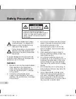 Preview for 2 page of Samsung SCC-B5344 Operating Instructions Manual