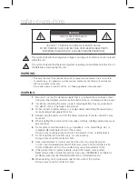 Preview for 2 page of Samsung SCC-B9371 Operating Instructions Manual