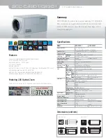 Samsung SCC-C4201 Specifications preview