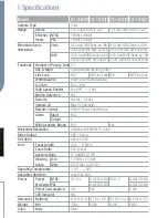 Samsung SCC-C4233(P) Specification Sheet preview