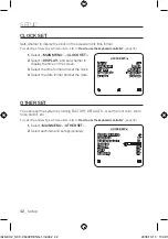 Предварительный просмотр 42 страницы Samsung SCC-C6439P User Manual