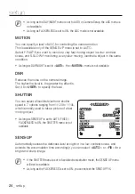 Preview for 24 page of Samsung SCC-C6453P User Manual