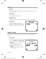 Предварительный просмотр 34 страницы Samsung SCC-C6455 User Manual