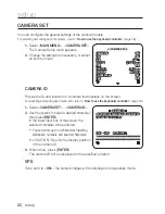 Preview for 22 page of Samsung SCC-C6455P User Manual