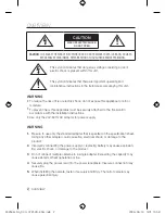 Preview for 2 page of Samsung SCC-C7453N User Manual