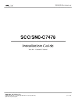 Samsung SCC-C7478 Installation Manual preview