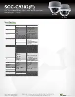 Предварительный просмотр 2 страницы Samsung SCC-C9302 Specifications