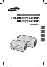 Preview for 1 page of Samsung SCC-CC4333P User Manual