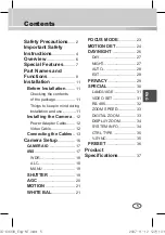 Preview for 5 page of Samsung SCC-CC4333P User Manual