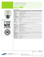 Preview for 2 page of Samsung SCD-6080 Specifications