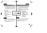 Preview for 69 page of Samsung SCD22 Owner'S Instruction Book