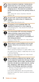 Preview for 10 page of Samsung SCG07 Notes On Usage