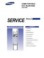 Предварительный просмотр 1 страницы Samsung SCH-1900 Service Manual