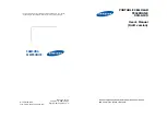 Предварительный просмотр 1 страницы Samsung SCH-A130 User Manual