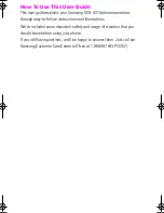 Preview for 5 page of Samsung SCH-A310 Series User Manual