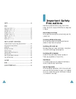 Preview for 4 page of Samsung SCH-A561 User Manual